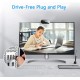 SUPCHON Webcam with Microphone, Full HD 1080P USB Webcam