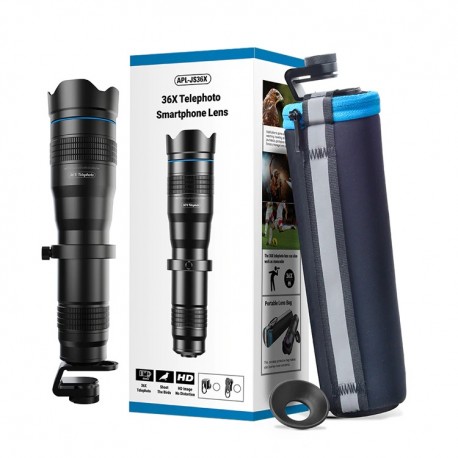 APEXEL 36X Zoom Telephoto Telescope lens monocular + Tripod and adapter for SmartPhone