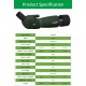 Svbony SV28 50/60/70mm Telescope Zoom Spotting Scope Waterproof Monocular