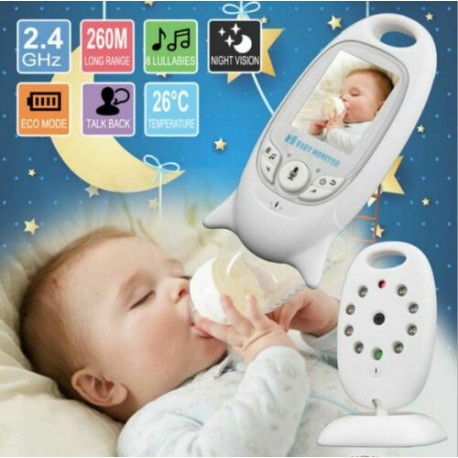 VB601 2.4G Wireless Baby Video Monitor Safe Two-way Talk LCD Screen