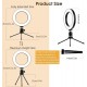 6,2 ίντσες Selfie LED Light Ring με τρίποδο