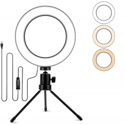 6,2 ίντσες Selfie LED Light Ring με τρίποδο