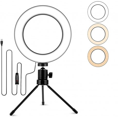 6,2 ίντσες Selfie LED Light Ring με τρίποδο