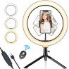 Syosin selfie ring light 10.2 Inches with tripod