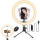 Tvlive Ring Light, 10.2 Inches Ring Light with Tripod