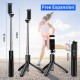 Abafia Selfie Stick Τρίποδο Μικρό και φορητό περιστροφή 360 ° 3 σε 1 τηλεχειριστήριο Bluetooth Shutter