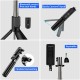 Abafia Selfie Stick Τρίποδο Μικρό και φορητό περιστροφή 360 ° 3 σε 1 τηλεχειριστήριο Bluetooth Shutter