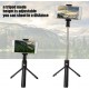 VBESTLIFE 2-in-1 Selfie Stick Tripod Extendable Phone Camera Selfie Stick with Tripod and Remote Control