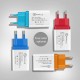 1 Output Quick Charger 5V/3.5A QC 3.0 USB Phone Charger