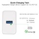 1 Έξοδος Γρήγορος φορτιστής 5V / 3.5A QC 3.0 Φορτιστής τηλεφώνου USB