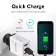 3 Εξόδους Γρήγορος φορτιστής 5V / 3.5A QC 3.0 Φορτιστής τηλεφώνου USB