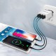 3 Εξόδους Γρήγορος φορτιστής 5V / 3.5A QC 3.0 Φορτιστής τηλεφώνου USB