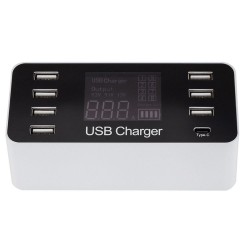 8 Port Multi Fast USB Charger