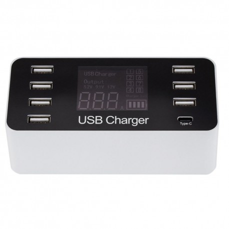 8 Port Multi Fast USB Charger